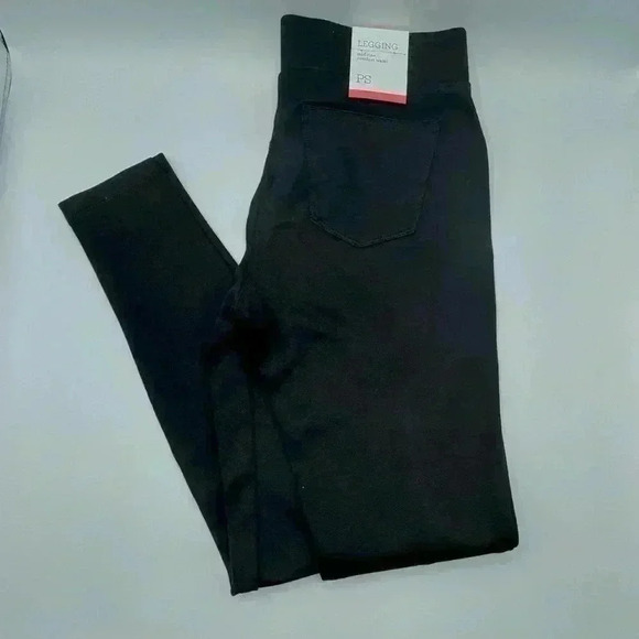 Style & Co Midrise Comfort Waist Black Leggings size PS - Picture 2 of 7